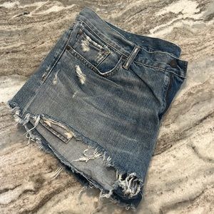 Ralph Lauren Boyfriend Cut Off Denim Jean Short - size 32